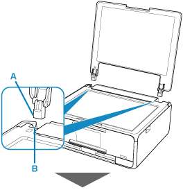 キヤノン：PIXUS マニュアル｜TS8130 series｜原稿台カバーの取り外し
